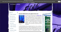 Desktop Screenshot of e-gitarre-lernen.net